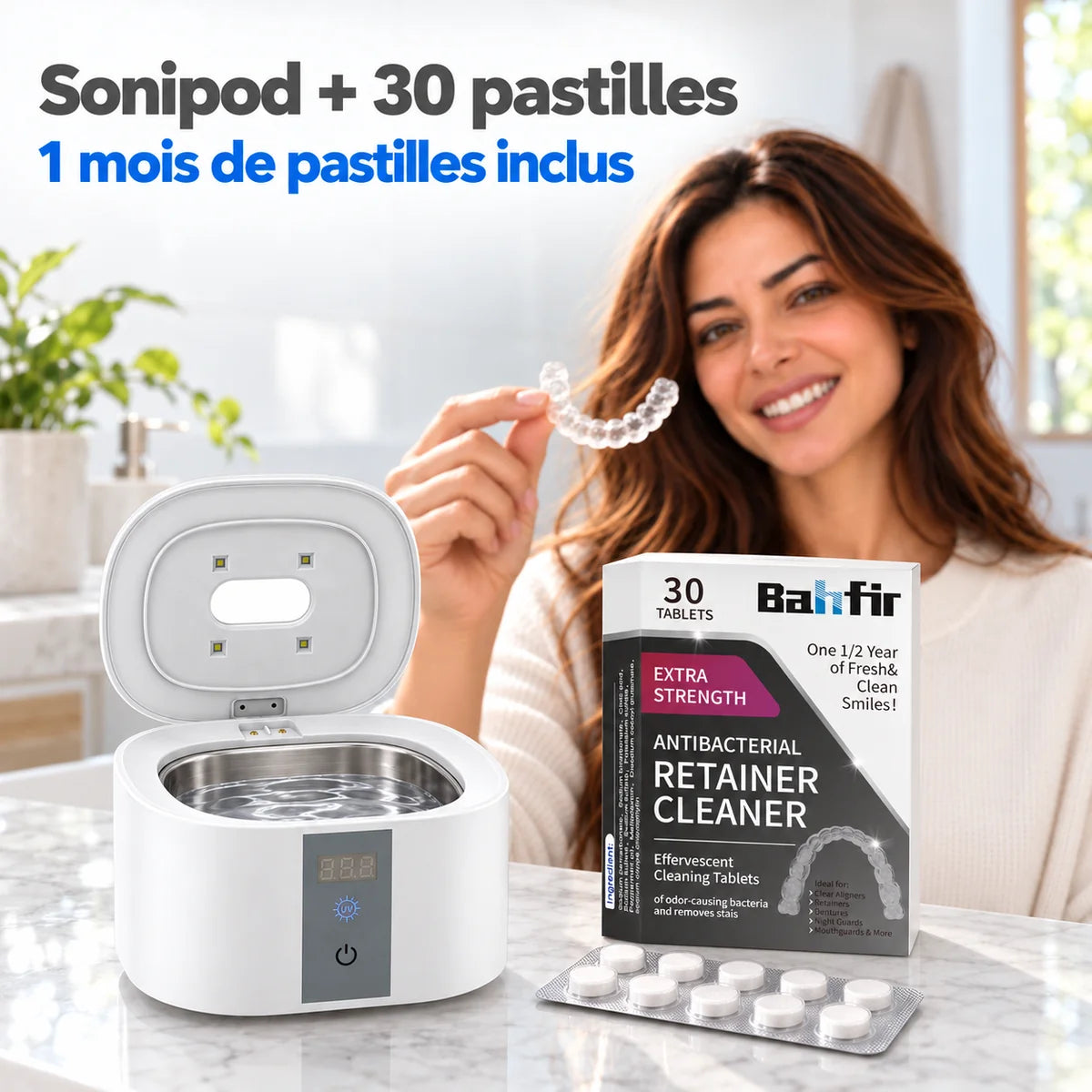 Offre Sonipod + 30 pastilles nettoyantes